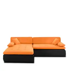 MAGIC CLASS - Sala Moderna Escarlet Microfibra Naranja