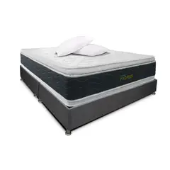 DREAMON - Base Cama + Colchón Hydrus Queen 160x190 + Alm