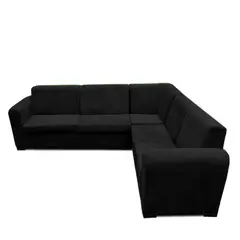 MAGIC CLASS - Sala Moderna Longville Cuero Sintético Negro