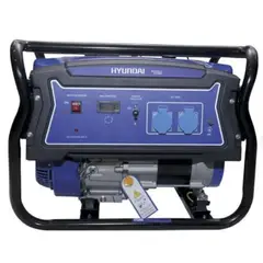 HYUNDAI - Planta Eléctrica a Gasolina 15Lt Monofásico 110-120V 3050W HYDG3050