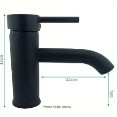 STYLOS EN BRONCE - Grifería Monocontrol Baj Alfil Neg Ref 776112 Consumo 8.3 l/min