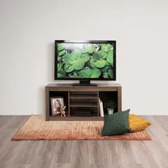 MUEBLES FIOTTI - Mesa para TV 42 Pulgadas 5 Compartimiento Bahía Café