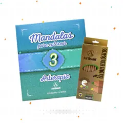 ARTISAN - Kit Mándalas Para Colorear 3