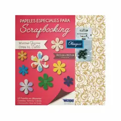 ICOPEL - Block Scrapboocking + Accesorios 30 X 30 Cm