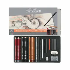 CRETACOLOR - Estuche Metal Teacher Avanzado - 26 Piezas