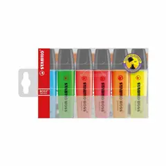 STABILO - Resaltador Boss Fluor Est Surt 6 Und