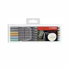 STABILO - Rotulador Pen 68 Metallic Surtido -6 Unidades