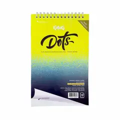 KINAKI - Bitácora Dots Esmaltado Media Carta 50 Hojas