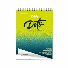 KINAKI - Bitácora Dots Esmaltado Carta 50 Hojas