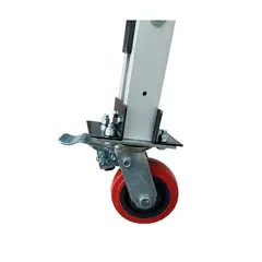 UBERLINK - Set x 4 Rueda Andamio 5Pulg con Freno Capacidad de Carga 250Kg C/U