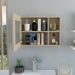 SENSI DACQUA - Gabinete De Baño Cairo Rovere 40x55x12.1 Cm