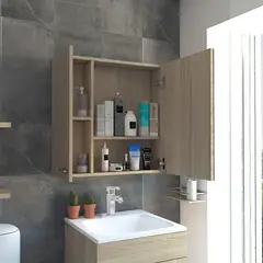 SENSI DACQUA - Gabinete De Baño Sines Rovere 60x60x14.9 Cm