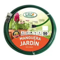 undefined - Manguera Tipo Swan 1/2" X 50 Metros De Longitud Con Acoples Para La Llave Y La Pistola.