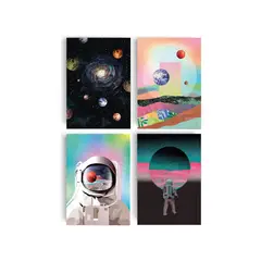 ADAZIO - Cuadros Futuristas del Espacio S 24x34