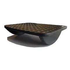 ADEQUAR - Descansapies Balancin 9X32X40 Negro