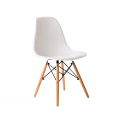 MOBLIHOUSE - Silla Comedor Eames Blanco