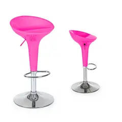 MOBLIHOUSE - Set x2 Silla Bar Sale Fucsia