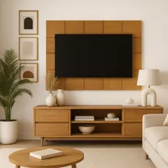 MUEBLES 2020 - Panel para TV Suiza Caramelo 55 pulgadas