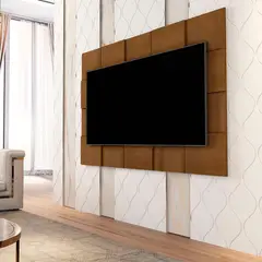MUEBLES 2020 - Panel para TV Suiza 55” Caramelo 160x128x42 cm en MDP