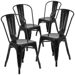 EKONOMODO COLOMBIA - Setx4 Silla Turca 35X34X85 Negro