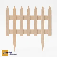 DEKOART - Reja Jardín Pequena 34.5x61.5x1.6cm Cruda