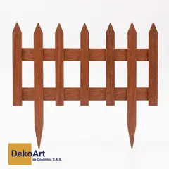 DEKOART - Reja Jardín Pequena 34.5x61.5x1.6cm Peral