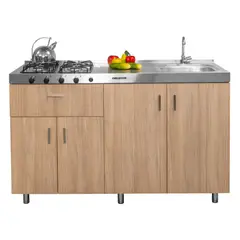 CHALLENGER - Mueble Base De Cocina 4 Puertas 1 Cajón 1,50 M Amber Sa 23150