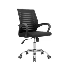 BONNO - Silla de escritorio Giratoria Negro Clásico