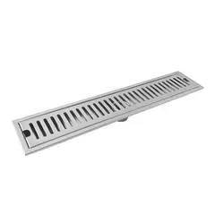 CCOL - Rejilla sifon piso 50cmx10cm acero inoxidable