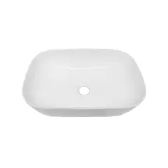 CCOL - Lavamanos Rectangular Ceramica Blanco 47x34x14cm