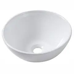 CCOL - Lavamanos sobreponer redondo blanco