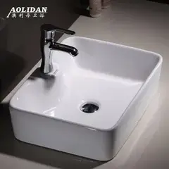 CCOL - Lavamanos Sobreponer Blanco Rectang Portagrifo