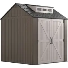 RUBBERMAID - Caseta Bodega Exterior Para Jardín Plástica 219.7x217.6x255cm