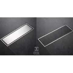 CCOL - Rejilla Sifón Piso Invisible 40Cmx10Cm Ace Inox