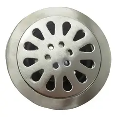 CCOL - Rejilla Redonda Tipo Sol Acero Inox. Antiolor