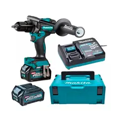 MAKITA - Taladro Percutor 1/2 Pulgada 40V XGT Inalámbrico 125N.M + 2 Baterías