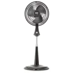 SAMURAI - Ventilador Tropical Plus Pedestal, 3 Velocidades, Negro