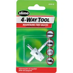 SLIME - Herramienta Para Válvulas Llantas 4 Formas
