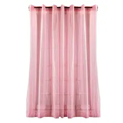 RASCHELTEX - Cortina Velo Flor 280x220 Rosado