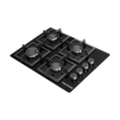 CHALLENGER - Estufa Empotrable Gas Natural 60x44 cm 4 Puestos Vidrio Squad