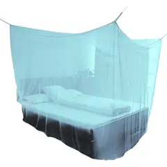 RASCHELTEX - Toldillo Mosquitero Doble Azul 140x140x190 Cm