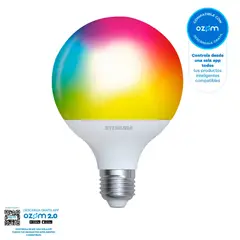 SYLVANIA - Bombillo Led Smart Globo 9w Wifi Multicolor