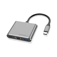 ARGOM TECH - Hub-Adaptador Tipo C 3 En 1 On