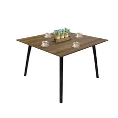 DKO DESIGN SAS - Comedor Cuadrado Look 74.5X90X90 Amaretto