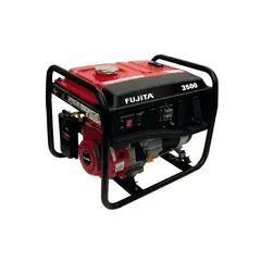 FUJITA - Planta Eléctrica a Gasolina 3.2 Kw 3500W Monofásico 110/220V 15 Lt GD3500