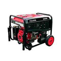FUJITA - Planta Eléctrica a Gasolina 7.0 Kw 7500W Monofásico 110/220V 25 L