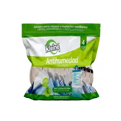 KLEINE WOLKE - Absorbente de Humedad Pack x4 Bolsas de Colgar Aroma Bambú 300gr