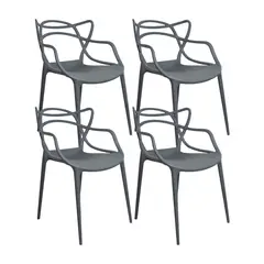OR DESIGN - Set X4 Silla Solna Negro