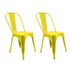 OR DESIGN - Set X2 Silla Tolix Metalica Rojo