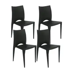 OR DESIGN - Set X4 Silla Zoe Negro